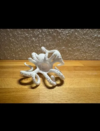 Pulpo 3D adorno decorativo estantería