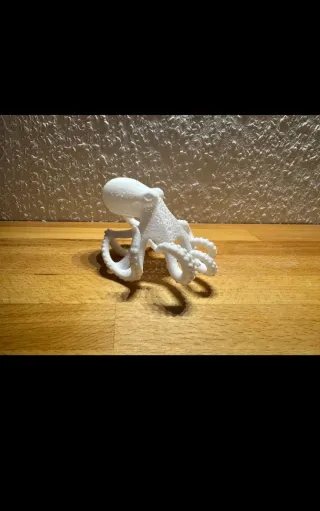 Pulpo 3D adorno decorativo estantería