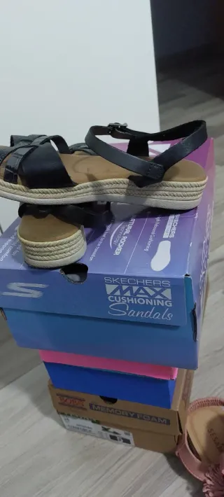 Zapatos Botín Mujer Beige y Dorado