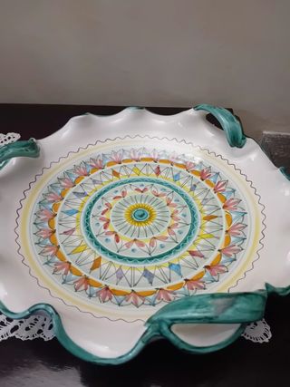 Centrotavola Ceramica Vietrese Decorato