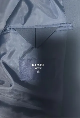 Chaqueta Traje Slim Fit Azul Talla M