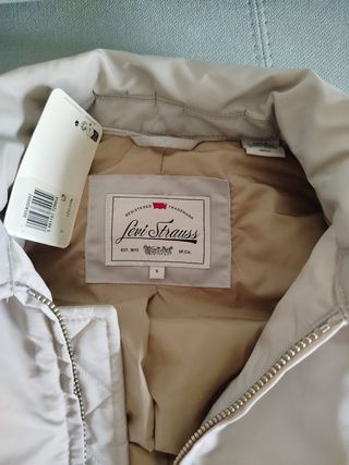 Cazadora Bomber Levi's Beige Mujer