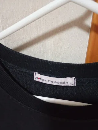 Sudadera VOGUE negra con perlas mujer