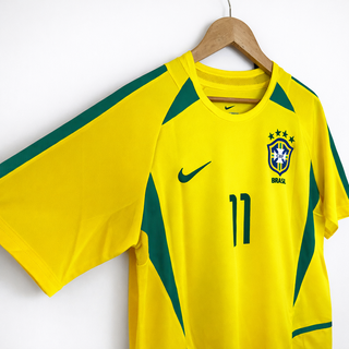 Camiseta Fútbol Retro Ronaldinho 11 Brasil talla L