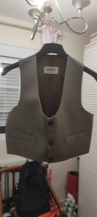 Chaqueta flamenca hombre gris