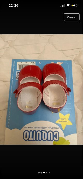 Merceditas Cuquito charol rojo T18