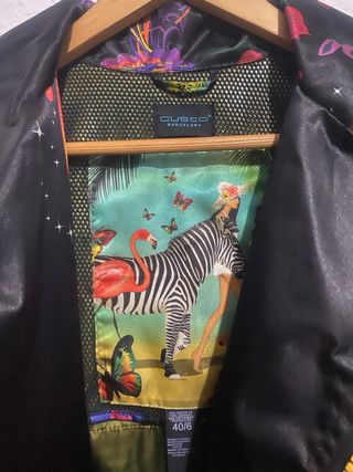 Cazadora Custo Negra Multicolor ORIGINAL