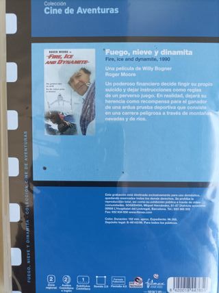 DVD Fuego, nieve y dinamita (1990) Willy Bogner