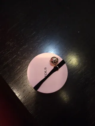 Pendientes Tous Cristal Rosa Plata