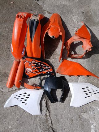 Plásticos KTM EXC 250 2008 Naranja
