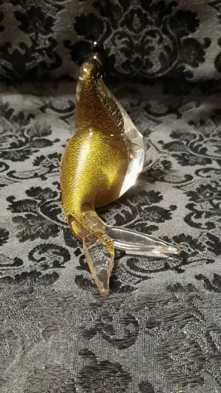 Vetro di Murano: Foca e Pesce Rosa