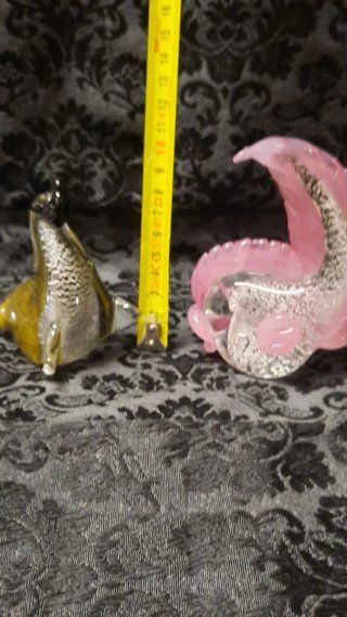 Vetro di Murano: Foca e Pesce Rosa