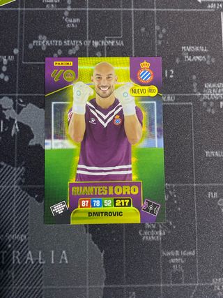 Panini Guantes de Oro Dmitrovic 499
