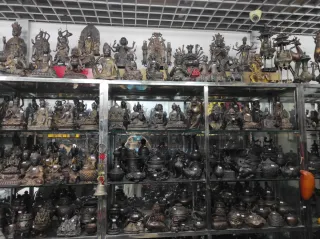 Figura antigua Buda Sentado