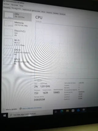 Portátil Asus Core i5 16GB RAM