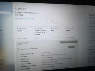 Portátil Asus Core i5 16GB RAM