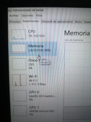 Portátil Asus Core i5 16GB RAM