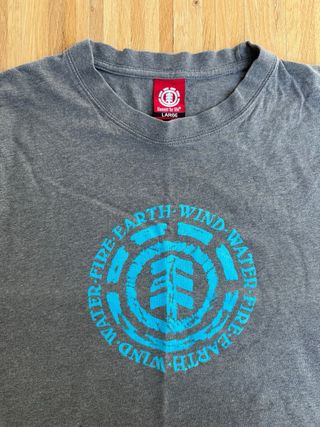 Camiseta Element Manga Larga Gris