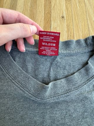 Camiseta Element Manga Larga Gris