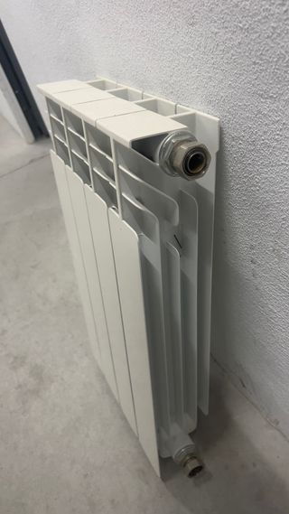 Radiador de aluminio blanco