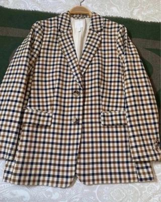 Blazer H&M Cuadros Talla 42