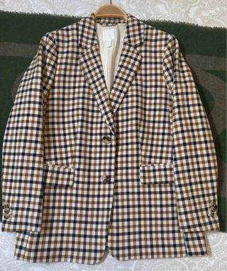 Blazer H&M Cuadros Talla 42