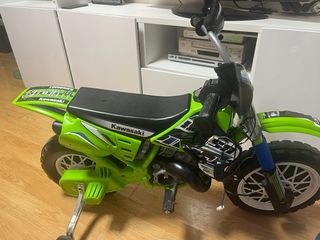 Moto bateria Infantil Kawasaki Motocross