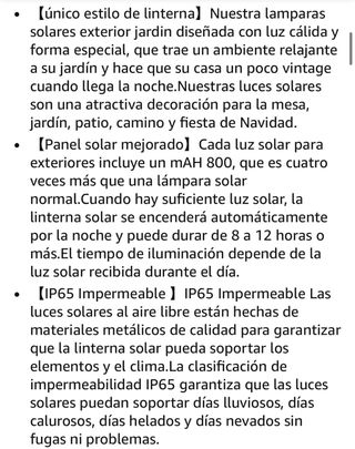 Farolillos de metal y cristal (2 unidades)