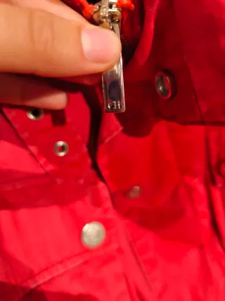 Abrigo Carolina Herrera Rojo Mujer