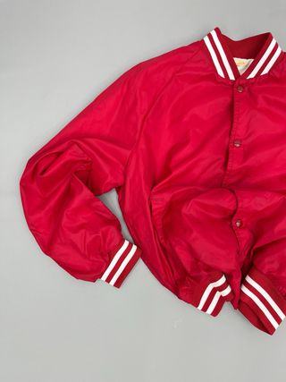 Chaqueta Varsity Redskins Satin Roja