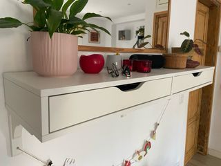 Cajonera flotante Ekby Alex de Ikea