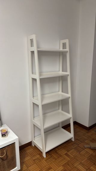 Estantería Escalera Blanca
