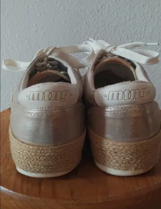 Mustang Zapatillas Mujer Doradas/Plateadas