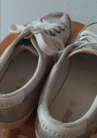 Mustang Zapatillas Mujer Doradas/Plateadas