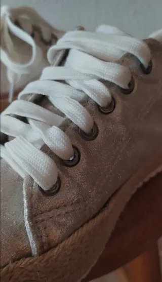 Mustang Zapatillas Mujer Doradas/Plateadas