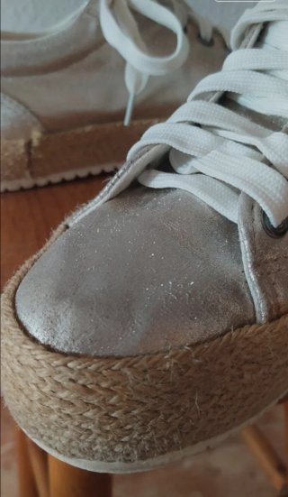 Mustang Zapatillas Mujer Doradas/Plateadas