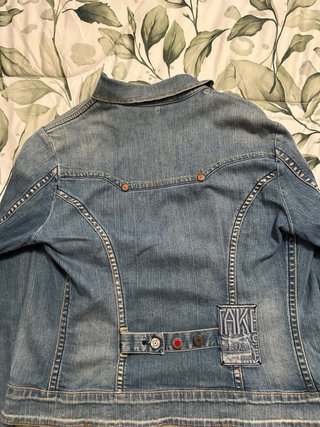 Giubbotto jeans Take blu