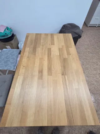 Mesa Isla Cocina Ikea: Madera y Metal