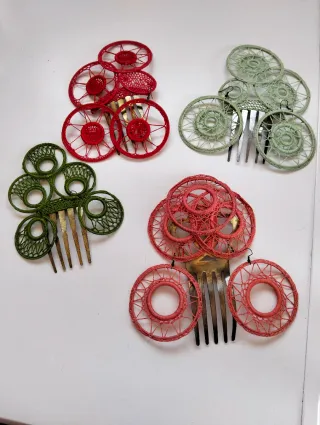 Conjunto Flamenca: Peineta y Pendientes