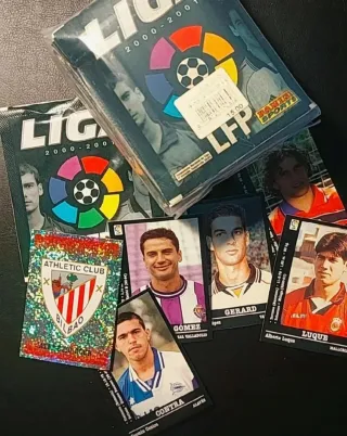 Lote 10 Sobres Panini Liga 2000-2001