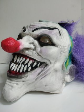 Máscara látex payaso terrorífico