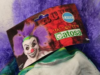 Máscara látex payaso terrorífico