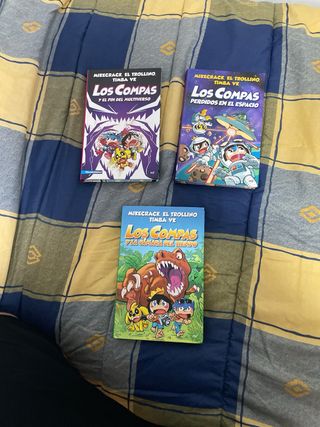 14 libros: Los compas, TheGrefg, naruto, trolardy
