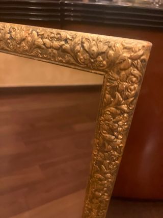 Espejo decorativo dorado