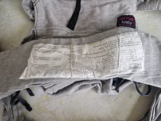 Mochila Portabebés Emelbaby Gris
