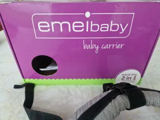 Mochila Portabebés Emelbaby Gris