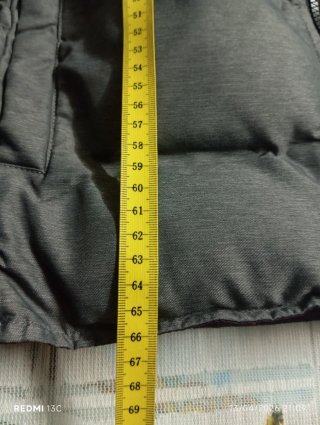 Chaleco reversible gris y morado