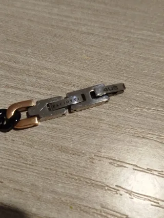 Bracciale Paciotti 4Us Uomo Acciaio Nero/Oro