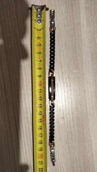 Bracciale Paciotti 4Us Uomo Acciaio Nero/Oro
