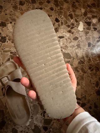 Sandalias Natura Beige Talla 38